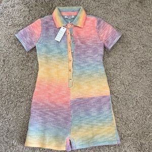 Frankie’s Rose Knit Romper. NEW WITH TAGS